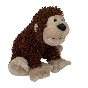 GANZ Cheeky Monkey Webkinz Stuffed Animal Toy Boys Girls Kids Brown Cream